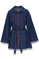 Hedda mørkblå denimjakke
