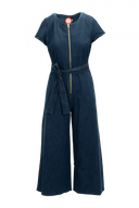 Tordis råtøff jumpsuit i blå denim