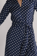 Sissi blå og hvit jumpsuit