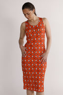 May Britt oransje kjole