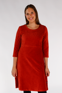 Elli kjole babycord rust