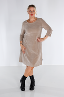 Elli kjole beige babycord