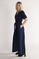 Anette jumpsuit i mörkblå denim