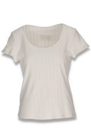 Beate cremefärgad T-shirt