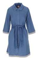 Lina jeansblå denim kjole