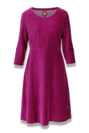 Elli kjole babycord cerise