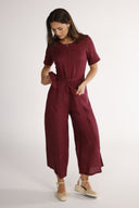 Laura plommon jumpsuit