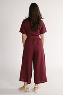 Laura plommon jumpsuit