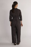 Sissi brun og hvit jumpsuit
