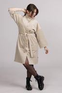 Madeleine beige manchesterjacka