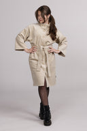 Madeleine beige manchesterjacka