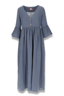 India jeansblue melange boho chic kjole