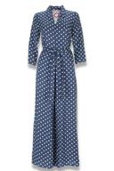 Sissi blå och vit jumpsuit