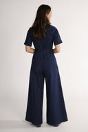 Solveig jumpsuit i mörkblå denim