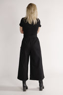 Tordis svart denim jumpsuit