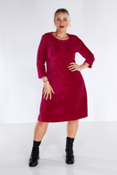 Elli kjole babycord cerise