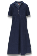 Beatrix mørk blå denimkjole