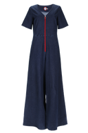 Anette jumpsuit i mørk blå denim
