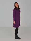 Tale purple elegant ullkjole