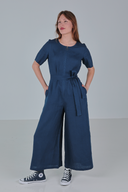 Laura marineblå jumpsuit