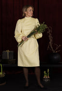 Wigny gul elegant kjole