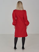 Karin rød elegant kjole