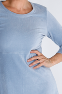 Elli pastellblå kjole babycord