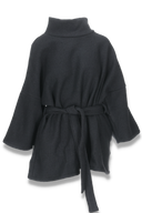 Hailey ullponcho i sort