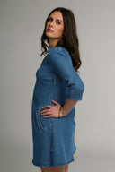 Vilma jeansblå denim kjole