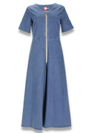 Solveig jumpsuit i blå denim