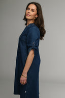 Aurelia tøff mørkblå denimkjole