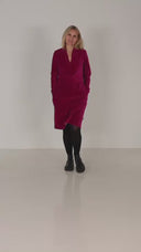 Elsi cerise klänning