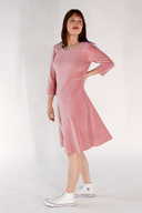 Elli kjole babycord old rose