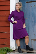 Tale purple elegant ullkjole