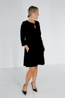 Margrete sort babycord tunika
