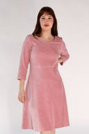 Elli kjole babycord old rose
